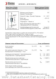 BZV58C82 datasheet pdf Diotec Elektronische