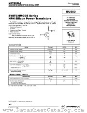 BUS50 datasheet pdf ON Semiconductor