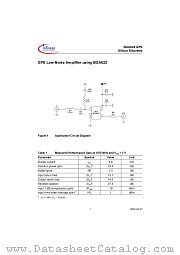 BGA622GPS datasheet pdf Infineon