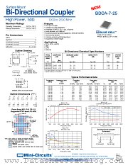 BDCA-7-25 datasheet pdf Mini-Circuits