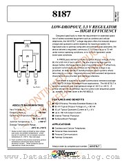 A8187SLT datasheet pdf Allegro MicroSystems