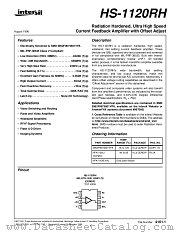 HS-1120RH datasheet pdf Intersil