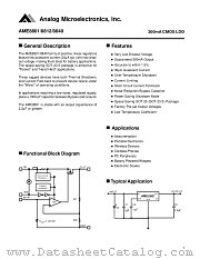 AME8801JEEY datasheet pdf Analog Microelectronics