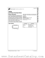 100323D datasheet pdf National Semiconductor