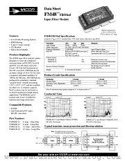 FM4808C11 datasheet pdf Vicor Corporation