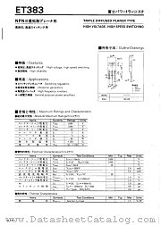 ET383 datasheet pdf Fuji Electric
