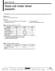BA6832FS datasheet pdf ROHM