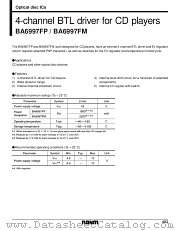 BA6997 datasheet pdf ROHM