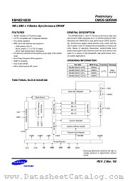 KM48S16030T-G/F8 datasheet pdf Samsung Electronic