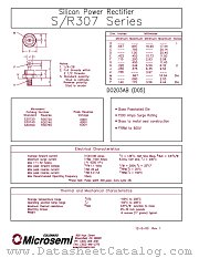 S307 datasheet pdf Microsemi