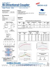 BDCA1-6-22 datasheet pdf Mini-Circuits