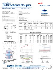 BDCA1-7-33MEMM datasheet pdf Mini-Circuits