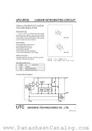 UTCUR132 datasheet pdf Unisonic Technologies