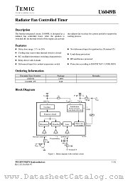 U6049B datasheet pdf TEMIC
