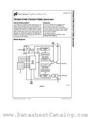 TP5089N datasheet pdf National Semiconductor
