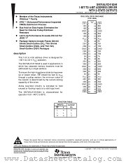 SN74ALVCH16344DGG datasheet pdf Texas Instruments