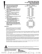 SN54LVT240A datasheet pdf Texas Instruments