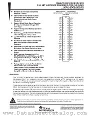 SN54LVTH16374WD datasheet pdf Texas Instruments