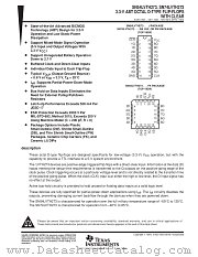 SN54LVTH273 datasheet pdf Texas Instruments
