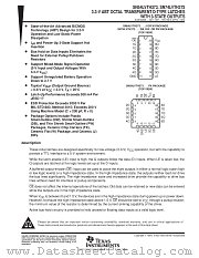 SN54LVTH373W datasheet pdf Texas Instruments