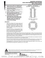 SN54ABT534W datasheet pdf Texas Instruments