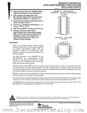 SN54ABT574J datasheet pdf Texas Instruments