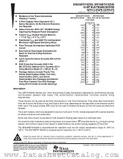 SN74ABTH162245DGG datasheet pdf Texas Instruments