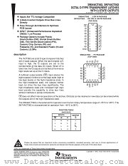 SN54ACT563 datasheet pdf Texas Instruments