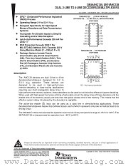 SN54AHC139FK datasheet pdf Texas Instruments