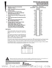 SN74AHC16540DGG datasheet pdf Texas Instruments