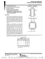 SN54ALS165J datasheet pdf Texas Instruments