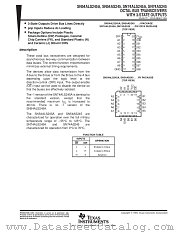 SN54AS245FK datasheet pdf Texas Instruments