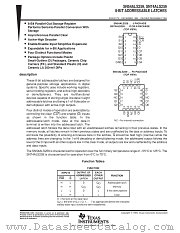 SN54ALS259FK datasheet pdf Texas Instruments