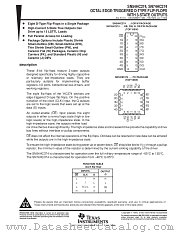 SN54HC374W datasheet pdf Texas Instruments