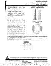 SN54HC574FK datasheet pdf Texas Instruments
