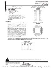 SN54HCT273W datasheet pdf Texas Instruments
