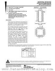 SN54HCT623 datasheet pdf Texas Instruments
