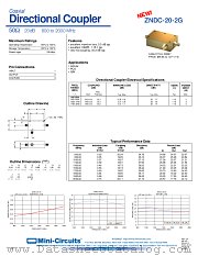 ZNDC-20-2G datasheet pdf Mini-Circuits