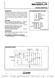 M51205 datasheet pdf Mitsubishi Electric Corporation
