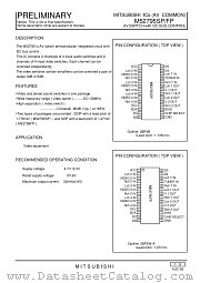 M52795 datasheet pdf Mitsubishi Electric Corporation