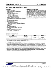 K4M511633E-L datasheet pdf Samsung Electronic
