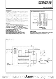M66008 datasheet pdf Mitsubishi Electric Corporation