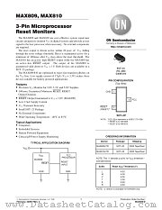 MAX810XTR datasheet pdf ON Semiconductor