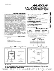 MAX811-MAX812 datasheet pdf MAXIM - Dallas Semiconductor