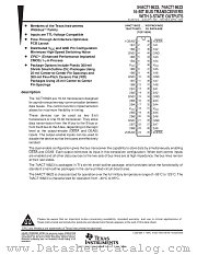75ACT16623DL datasheet pdf Texas Instruments