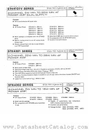 STK4301 datasheet pdf SANYO