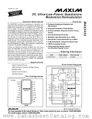 MAX2450CEP datasheet pdf MAXIM - Dallas Semiconductor