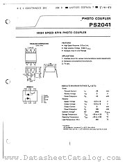 PS2041 datasheet pdf NEC