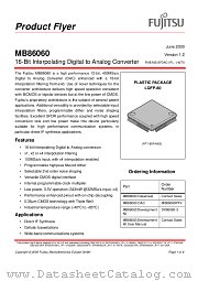 DK86060-3 datasheet pdf Fujitsu Microelectronics
