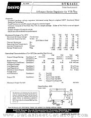 STK5451 datasheet pdf SANYO